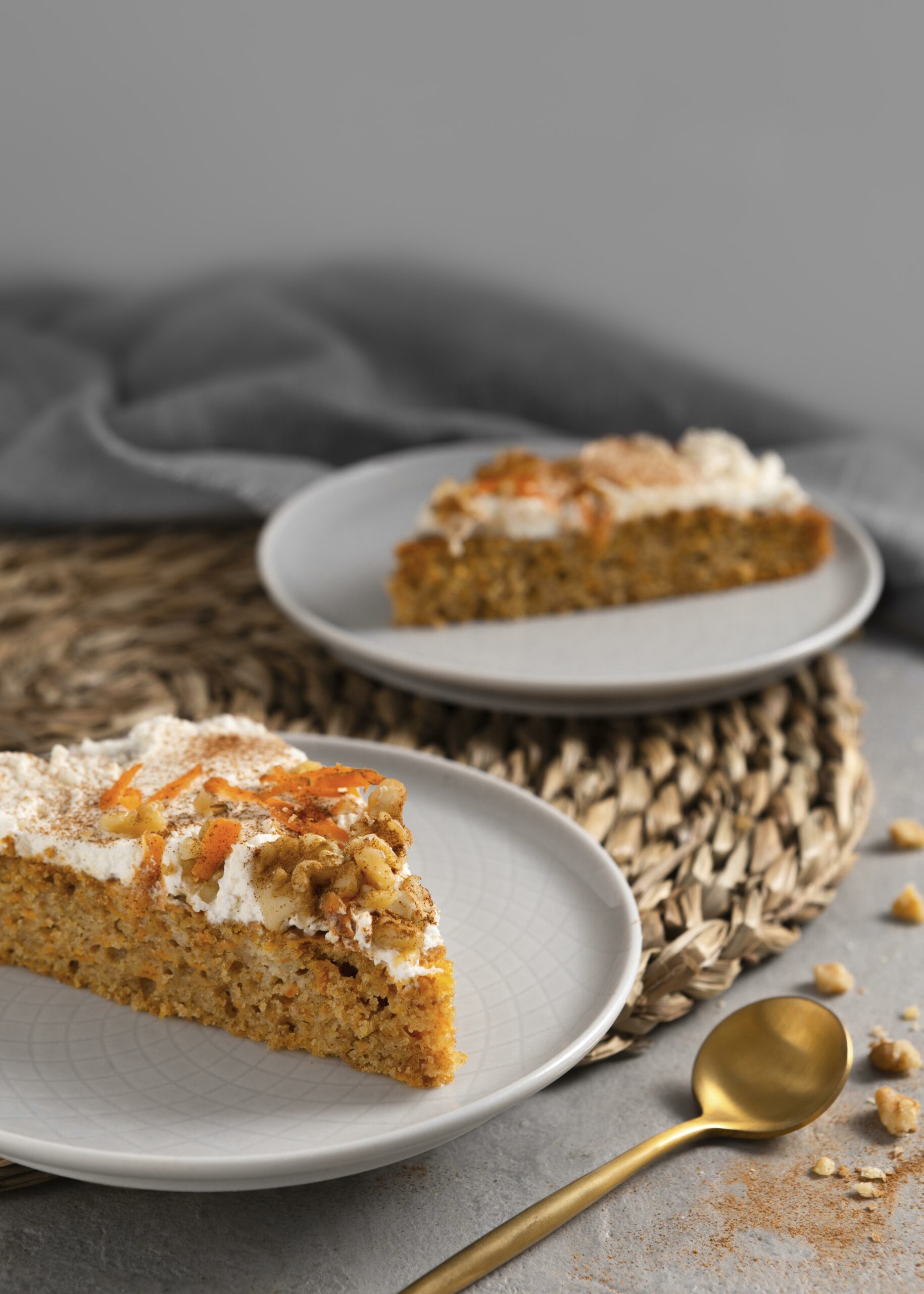 Gâteau courge, pomme et épices