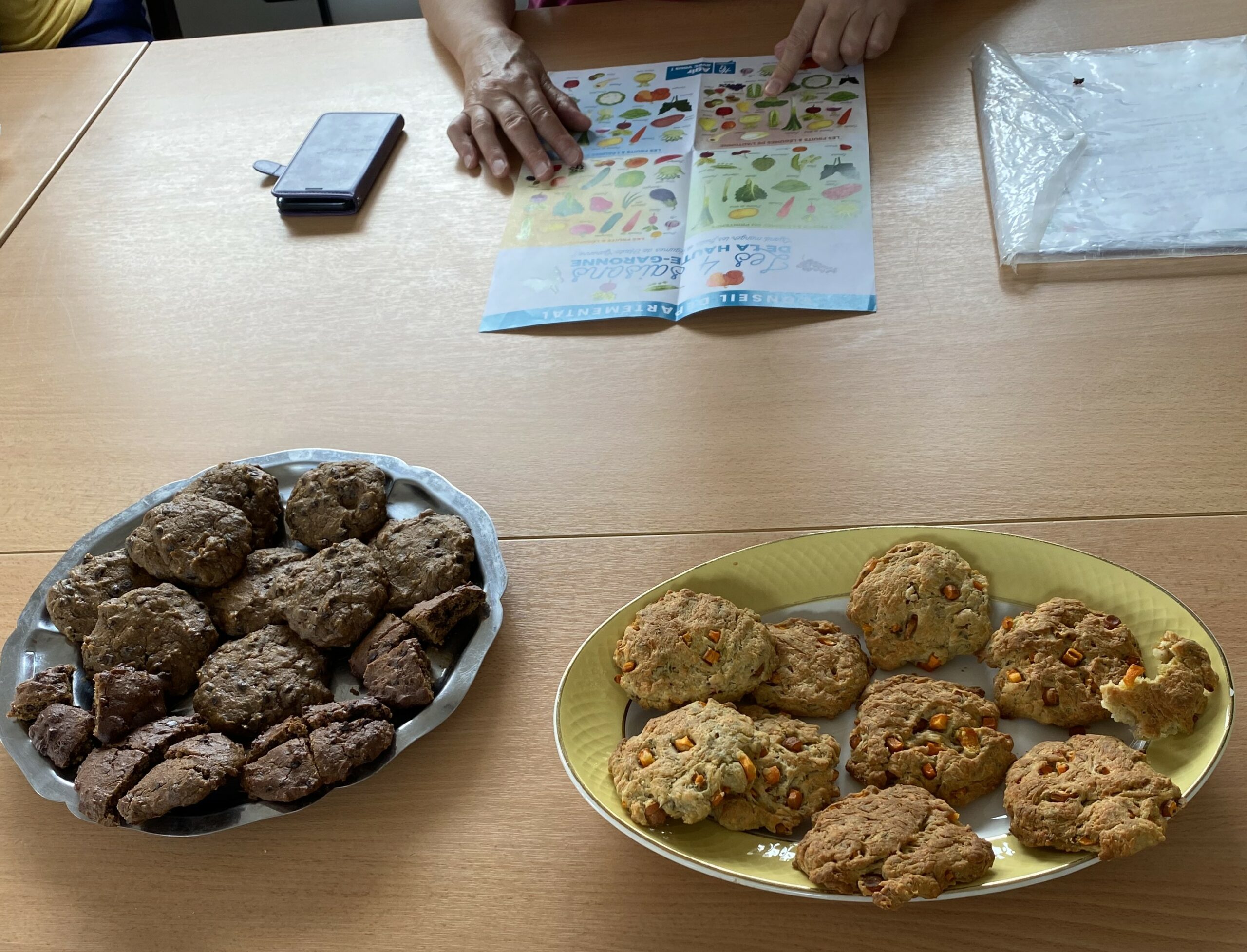 Cookies salés à la courge et au comté