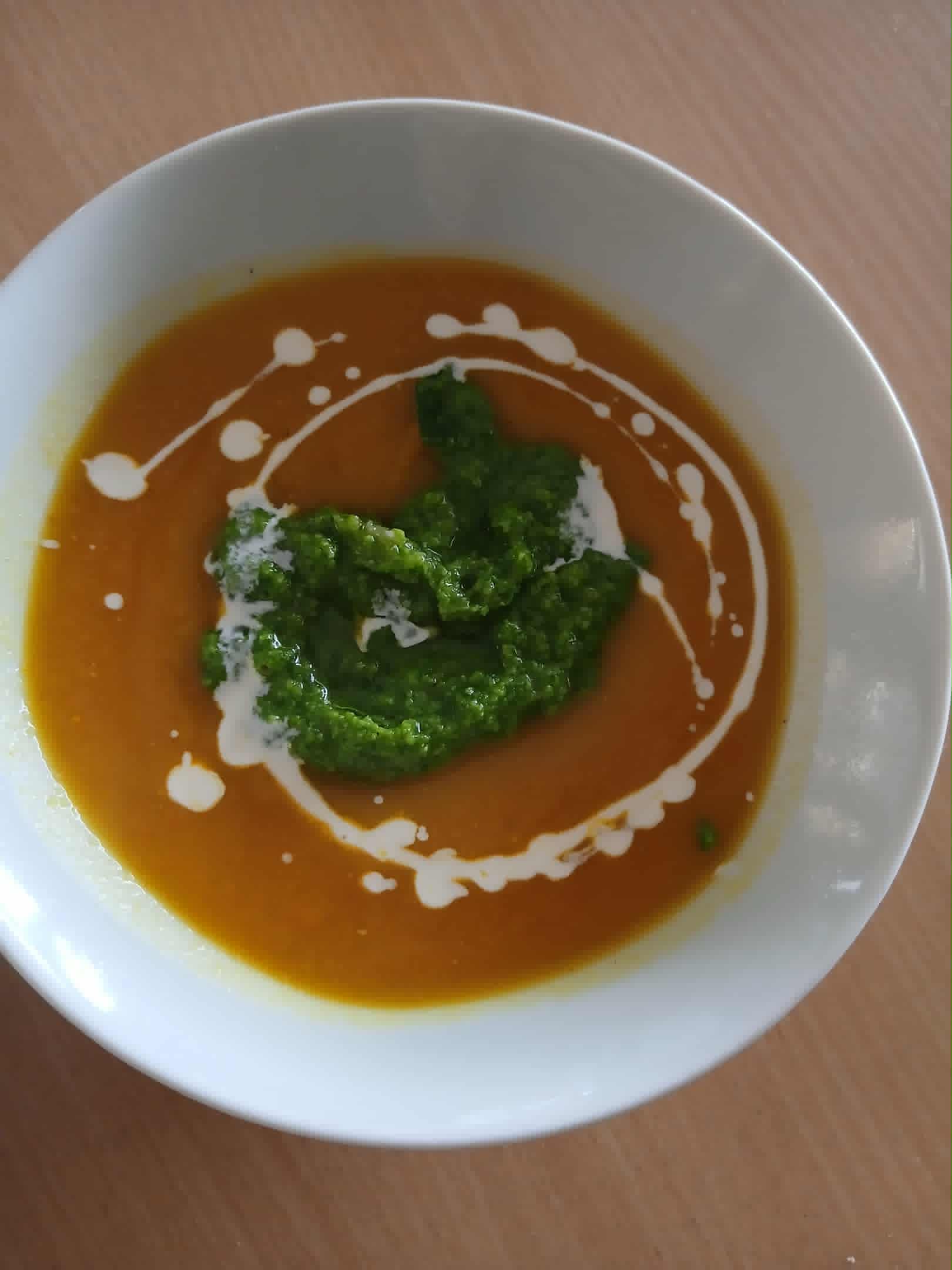 Soupe carottes coriandre