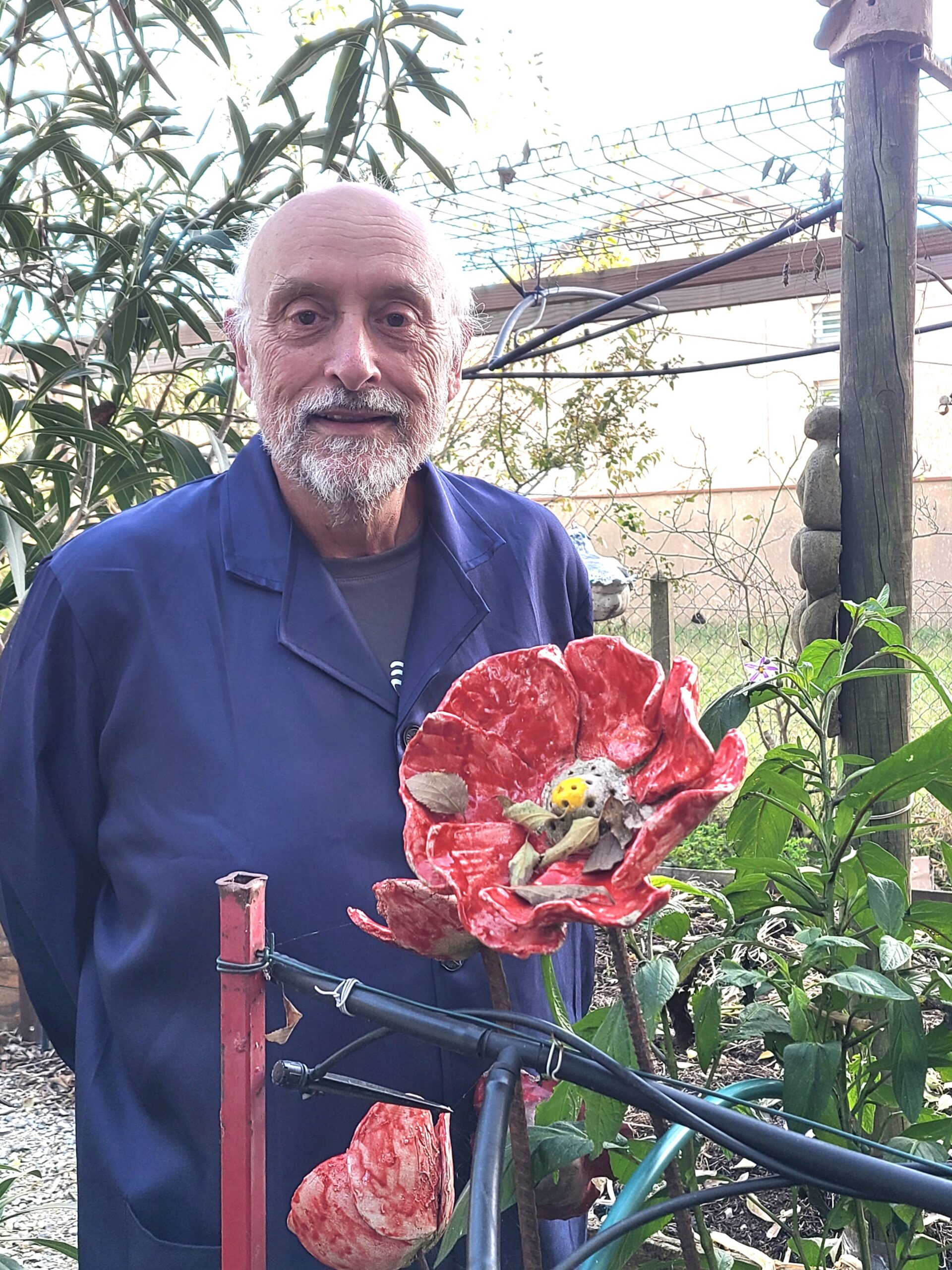 Portrait de Bernard, bénévole