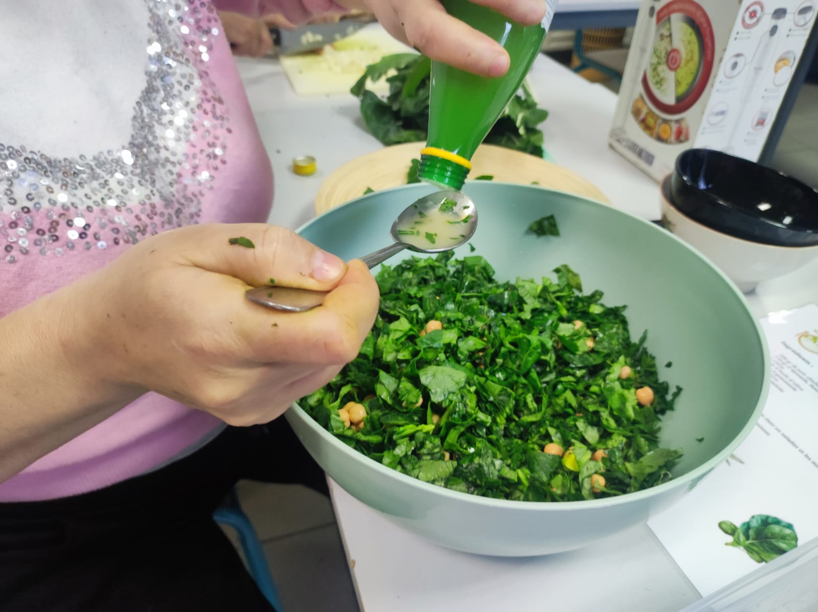 Ateliers cuisine à la Reynerie avec les apprenants de Français Langue Étrangère